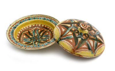 Lot 236 - A Della Robbia Pottery tureen and cover by...