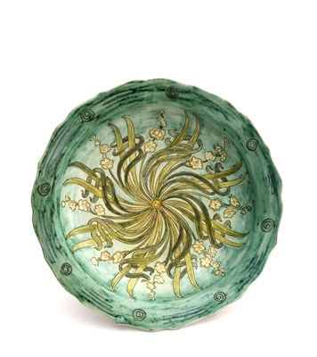 Lot 234 - An Art Nouveau Della Robbia Pottery charger by...