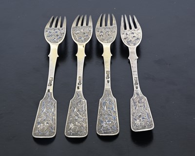 Lot 80 - Russia, a set of four nineteenth-century...