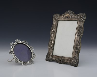 Lot 236 - A Victorian silver photograph frame, by King &...