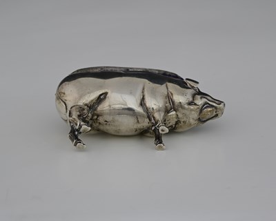 Lot 51 - An early twentieth-century novelty silver pin...