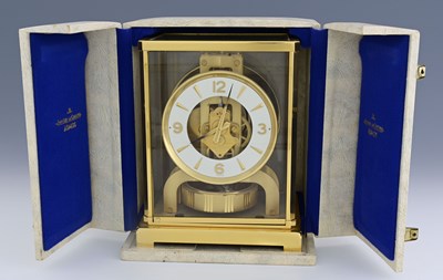 Lot 558 - Jaeger-Le-Coultre, an Atmos bracket clock,...