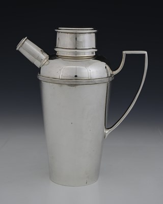 Lot 18 - Asprey, a twentieth-century plated cocktail...