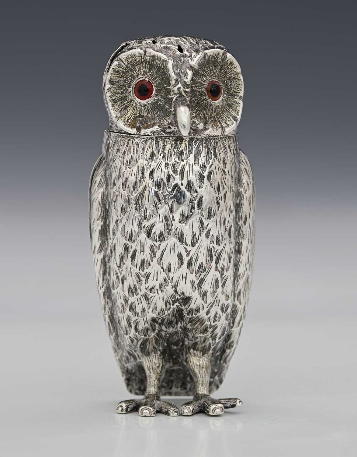 Lot 57 - A Victorian silver novelty zoomorphic...