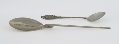 Lot 227 - A George V silver Traprain replica Roman spoon,...