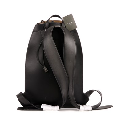 Lot 248 - Berluti, a black leather lace-up backpack,...
