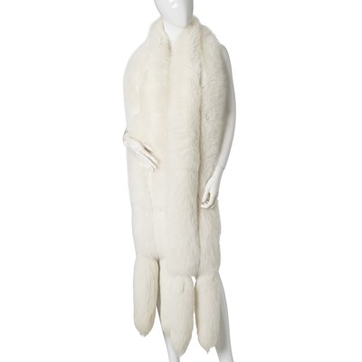 Lot 465 - Grosvenor at Harrods, an Arctic fox fur scarf.