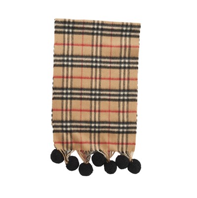 Lot 247 - Burberry, a House Check cashmere scarf.