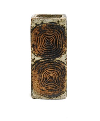 Lot 432 - Alan Wallwork (1913-2019) Spiral Oblong vase...
