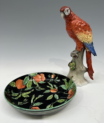 Lot 89 - An early 20th century handpainted porcelain...