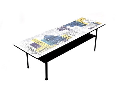 Lot 251 - A Myers London Skyline occasional table...