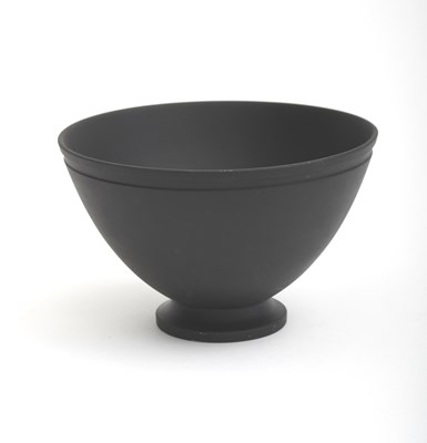 Lot 112 - A Wedgwood Pottery Black Basalt footed bowl...