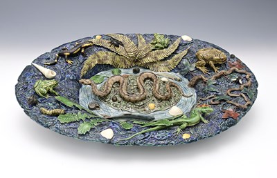 Lot 259 - Geoffrey Luff, a relief moulded quatic and...