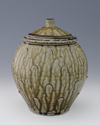 Lot 258 - Phil Rogers, a studio pottery vase and cover...
