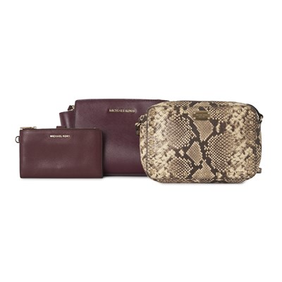 Lot 388 - Michael Kors, two handbags and a wallet.