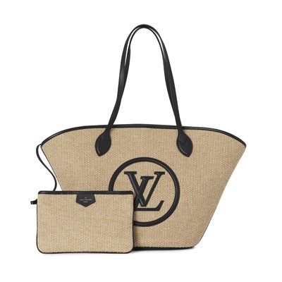 Lot 360 - Louis Vuitton, a Saint Jacques NM Raffia handbag w/pouch.