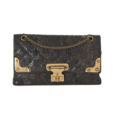 Lot 261 - Chanel, a Paris-Shanghai 2.55 Icons Double Flap 226 handbag.