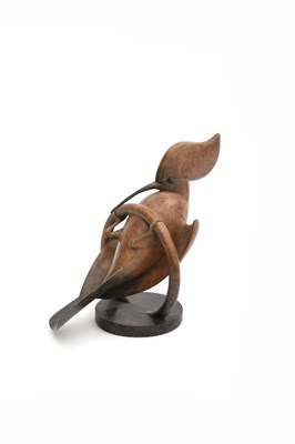 Lot 282 - Geoffrey Dashwood (born 1947) Hoopoe patinated...