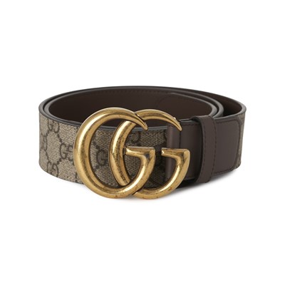 Lot 323 - Gucci, a Supreme GG Marmont belt.