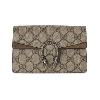 Lot 321 - Gucci, a mini GG Supreme Dionysus chain wallet.