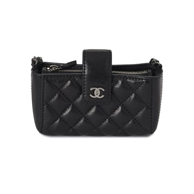 Lot 273 - Chanel, a black Mini Pochette crossbody bag.