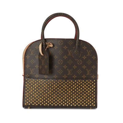 Lot 371 - Louis Vuitton x Christian Louboutin, a monogram Iconoclast handbag.