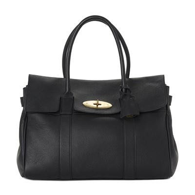 Lot 395 - Mulberry, a black Bayswater handbag.