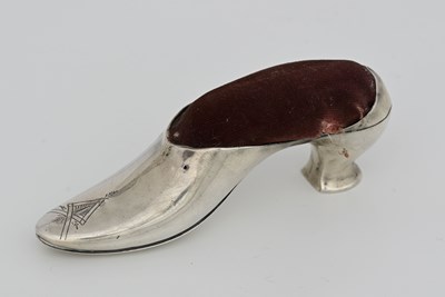 Lot 49 - A Victorian silver novelty pin cushion, by...
