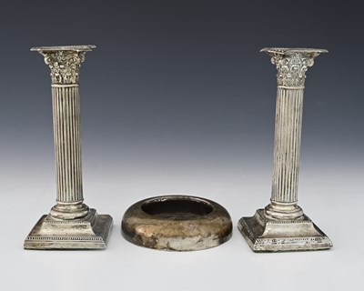 Lot 120 - A pair of twentieth-century silver...