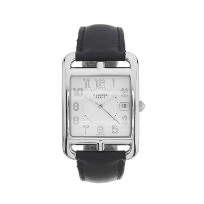 Lot 197 - Hermès, a stainless steel Cape Cod wrist watch