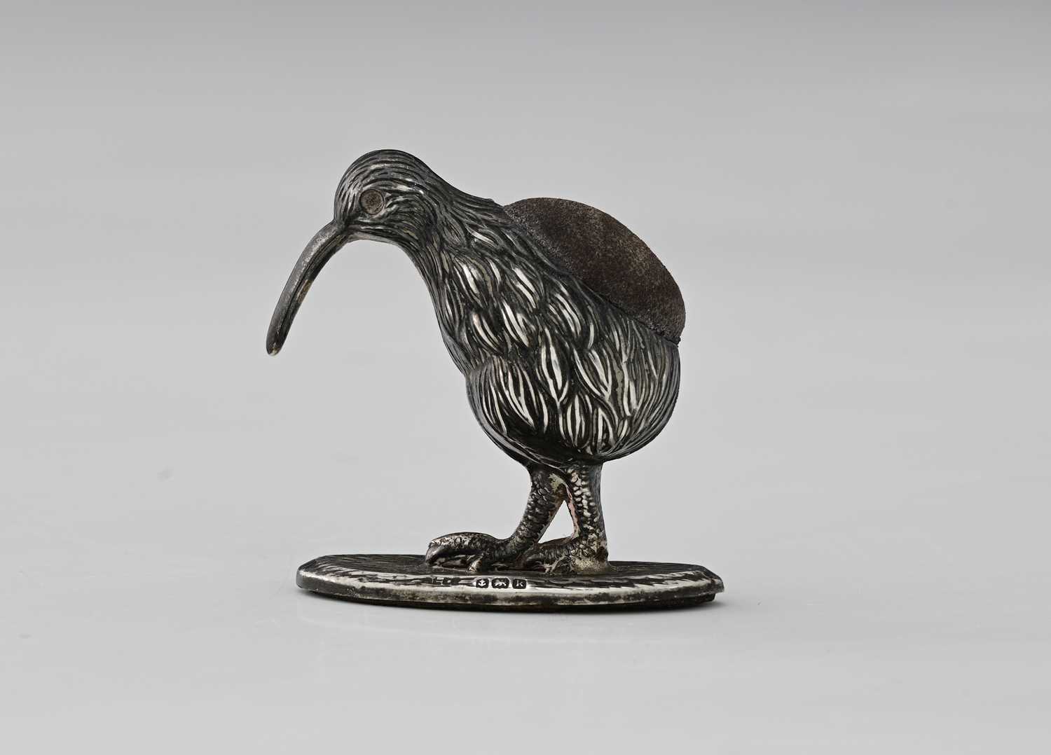 Lot 53 - An Edwardian silver novelty pin cushion, by...