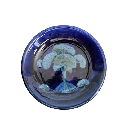 Lot 379 - 'Moonlit Blue' a Moorcroft Pottery plate...