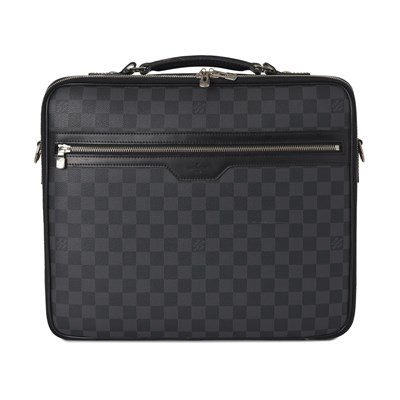 Lot 369 - Louis Vuitton, a damier graphite Steve laptop bag.