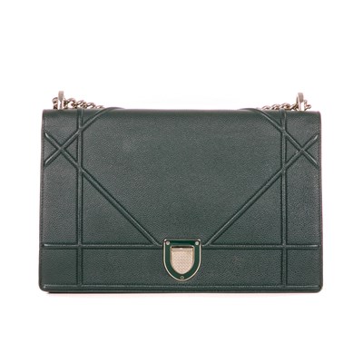Lot 289 - Christian Dior, a leather Diorama handbag,...