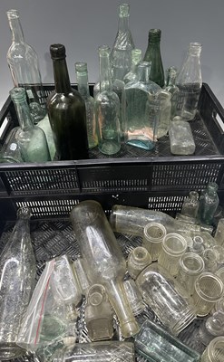 Lot 50 - A collection of excavated bottles, to include...