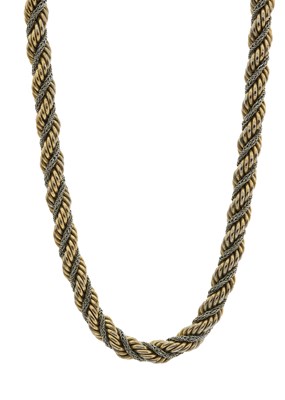 Lot 296 - Christian Dior, a vintage bicolour necklace,...