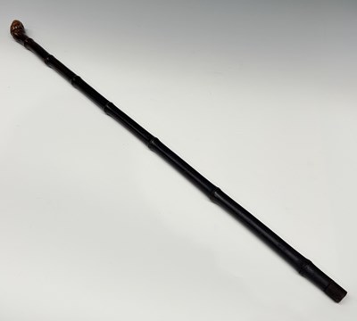 Lot 207 - A late 19th/early 20th century bamboo sword...