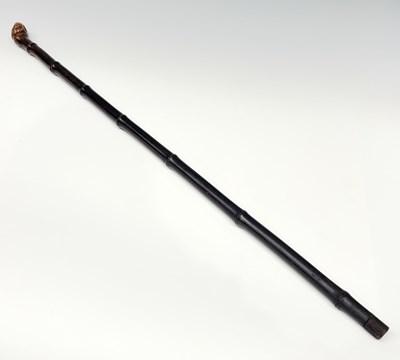 Lot 207 - A late 19th/early 20th century bamboo sword...
