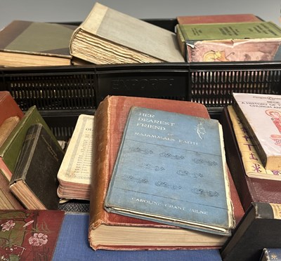 Lot 26 - 1: A collection of linen and leather bound...