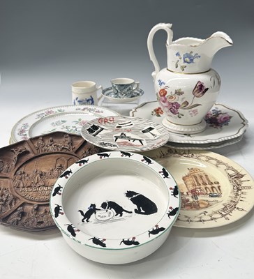 Lot 62 - Two 19th century Flight Barr and Barr plates,...