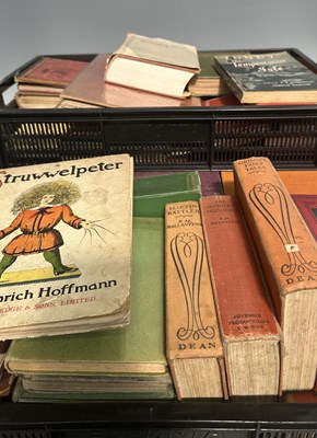 Lot 28 - A collection of linen and leather-bound novels...