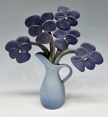 Lot 79 - Tessa Fuchs (British, 1936-2012) A ceramic jug...