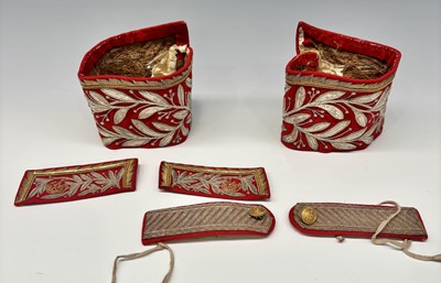 Lot 168 - Military interest: a collection of gold and...