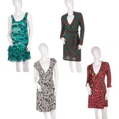 Lot 307 - Diane Von Furstenberg, four ladies dresses, to...