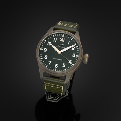 Lot 200 - IWC, a bronze Big Pilot 43 Spitfire Bronze wrist watch