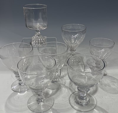 Lot 41 - • A collection of early 19th century rummers,...