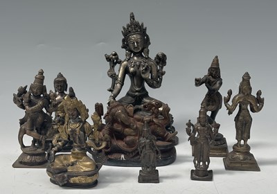 Lot 54 - A collection of East Asian and Indian cast...