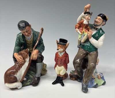 Lot 82 - Royal Doulton figurines: 'The Master', stamped...