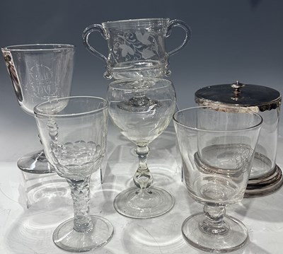Lot 42 - A selection of glass from early 19th century...