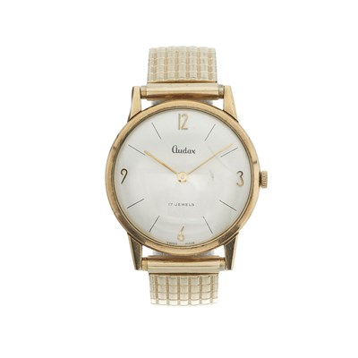 Lot 228 - Audax, a 9ct gold bracelet watch
